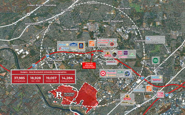 Pictures of Retail, Restaurant property located at 1006 Stelton Rd, Piscataway, NJ 08854 for lease - image #1