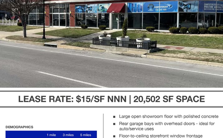 Pictures of Retail property located at 1326 Emanuel Cleaver II Boulevard, Kansas City, MO 64110 for lease - image #1