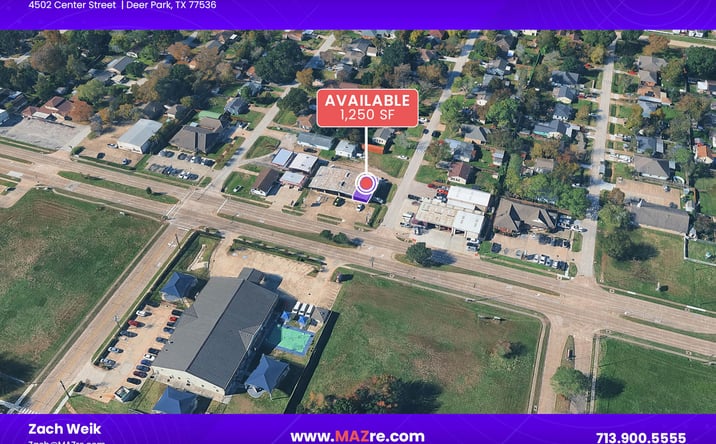 Pictures of Retail property located at 4502 Center St, Deer Park, TX 77536 for lease - image #1