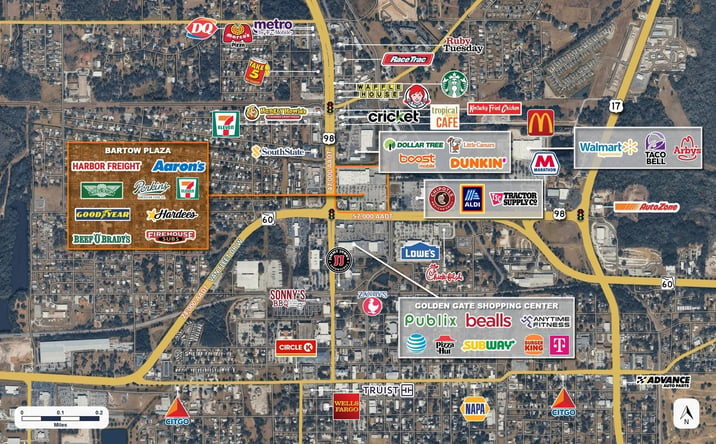 Pictures of Retail property located at 330 E Van Fleet Dr, Bartow, FL 33830 for lease - image #1
