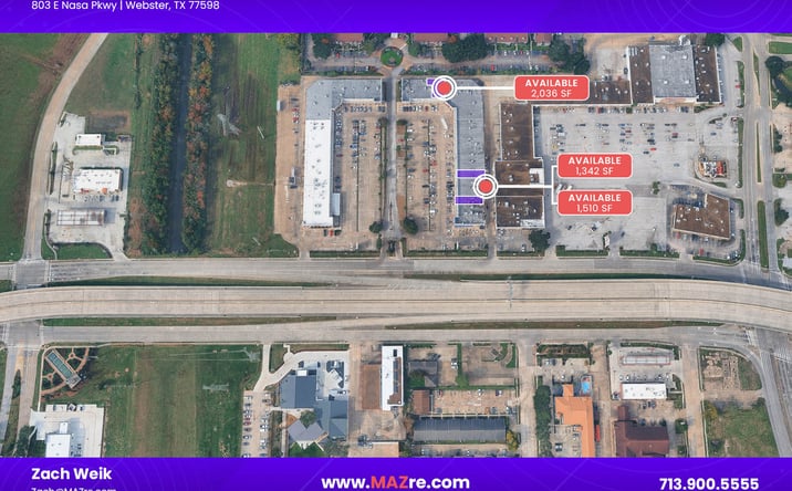 Pictures of Retail property located at 803 E NASA Pkwy, Webster, TX 77598 for lease - image #1