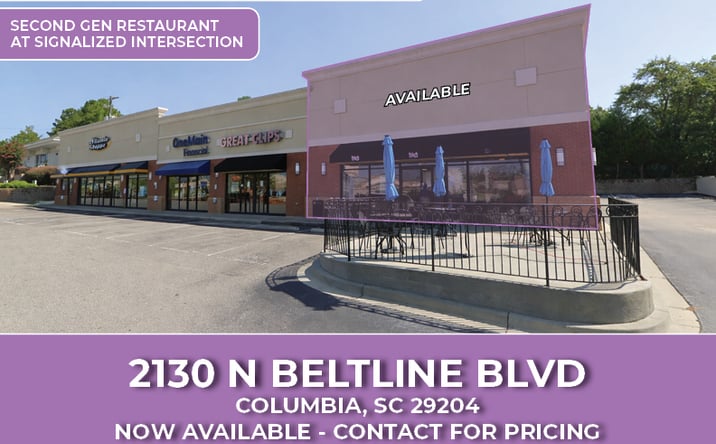 Pictures of Retail, Restaurant property located at 2130 N Beltline Blvd, Columbia, SC 29204 for lease - image #1