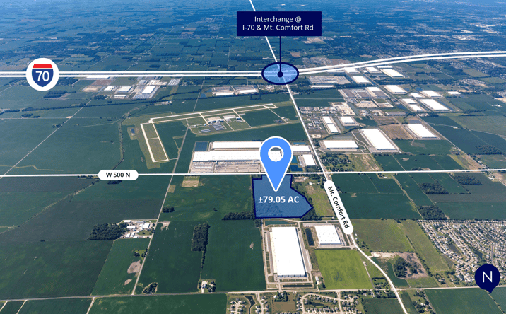 Pictures of Industrial property located at W 500 N, McCordsville, IN 46055 for lease - image #1
