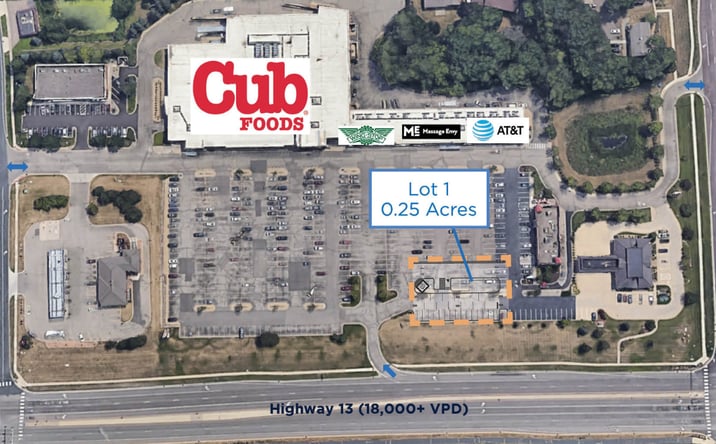 Pictures of Retail, Land, Restaurant property located at 14075 State Hwy 13, Savage, MN 55378 for lease - image #1