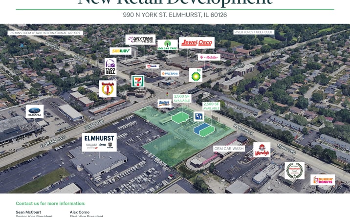 Pictures of Retail property located at 990 N York St, Elmhurst, IL 60126 for lease - image #1