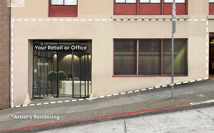 Pictures of Office, Retail property located at 919 Clay St #1, San Francisco, CA 94108 for lease - image #1