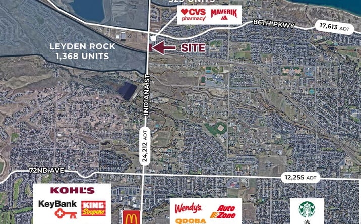 Pictures of Land property located at SEC 86th Parkway & Indiana Street, Arvada, CO 80005 for lease - image #1