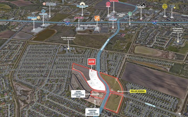 Pictures of Retail, Land property located at Morrison Road & Laredo Road, Brownsville, TX 78520 for lease - image #1