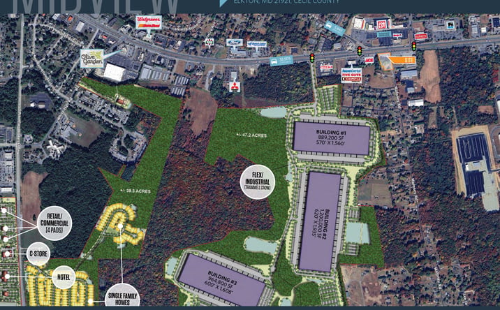 Pictures of Retail, Land property located at 732 E Pulaski Hwy, Elkton, MD 21921 for lease - image #1
