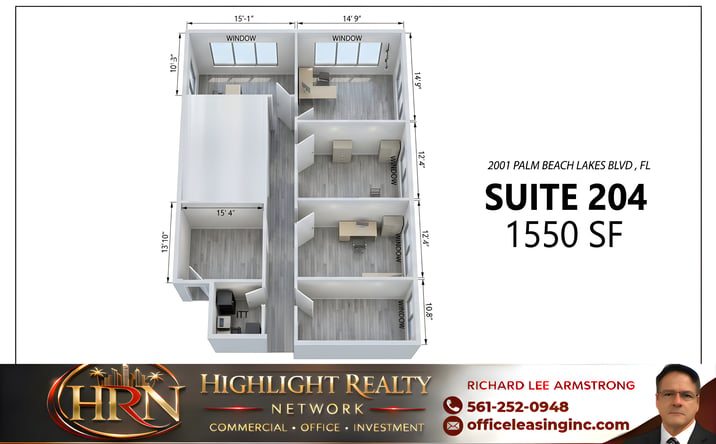 Pictures of Office property located at 2001 Palm Beach Lakes Blvd, West Palm Beach, FL 33409 for lease - image #1
