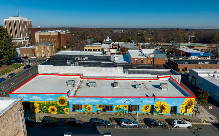 Pictures of Retail, Office, Restaurant property located at 103 E Franklin St, Monroe, NC 28112 for lease - image #1