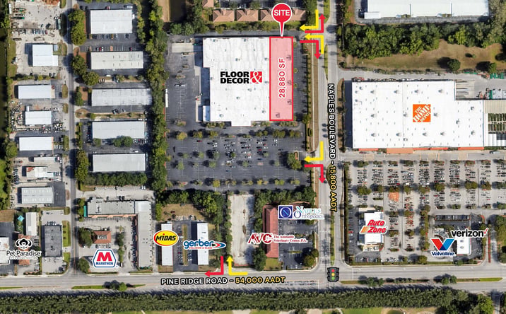 Pictures of Retail property located at 2157 Pine Ridge Rd, Naples, FL 34109 for lease - image #1