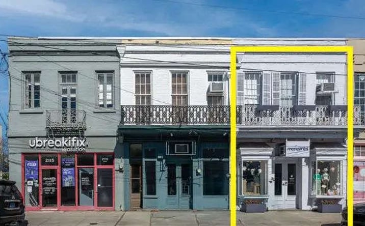 Pictures of Retail property located at 2109 Magazine St, New Orleans, LA 70130 for lease - image #1