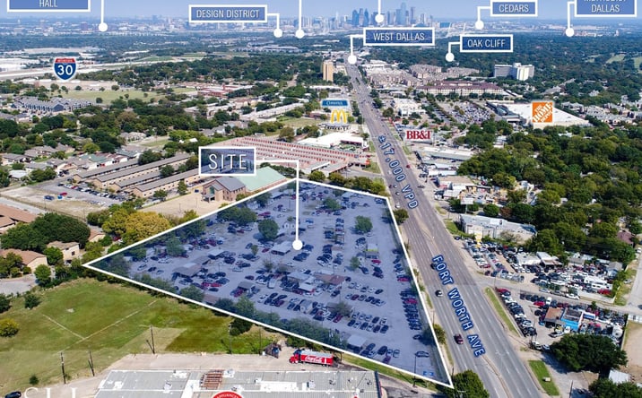 Pictures of Land property located at 3007-3011 Fort Worth Ave, Dallas, TX 75211 for lease - image #1