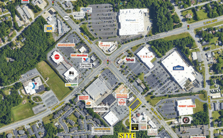 Pictures of Land property located at 2601 N Main St, High Point, NC 27265 for lease - image #1
