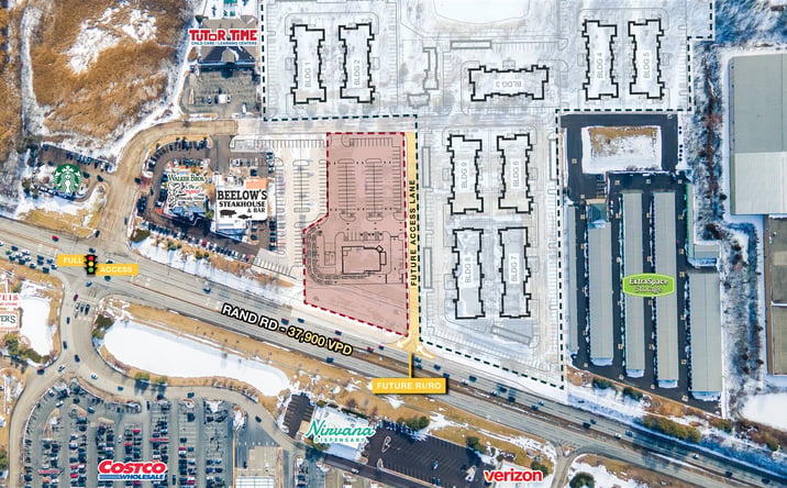 Pictures of Retail, Land, Restaurant property located at 755 S Rand Rd, Lake Zurich, IL 60047 for lease - image #1