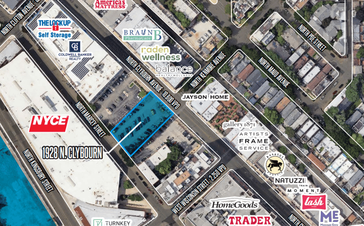 Pictures of Land, Restaurant, Retail property located at 1928 N Clybourn Avenue, Chicago, IL 60614 for lease - image #1