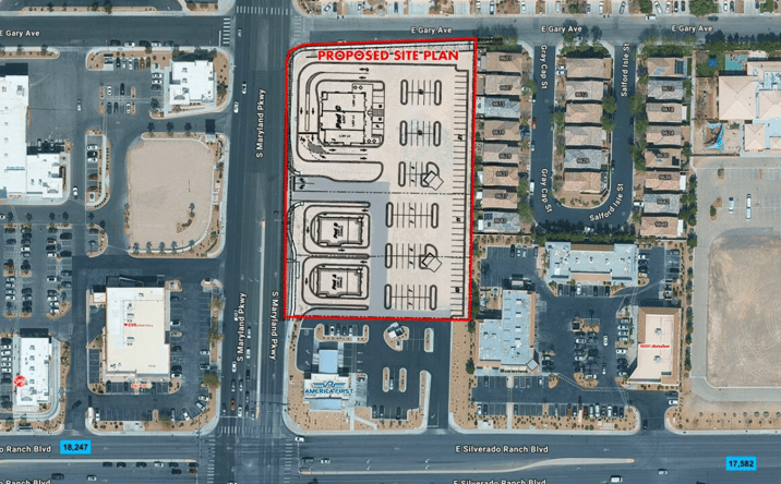 Pictures of Land, Retail property located at 9695 S Maryland Pkwy, Las Vegas, NV 89123 for lease - image #1