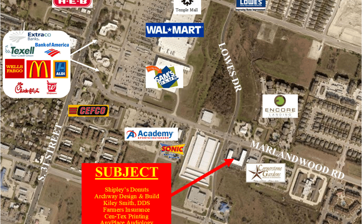 Pictures of Office, Retail property located at 1005 Marlandwood Rd, Temple, TX 76502 for lease - image #1