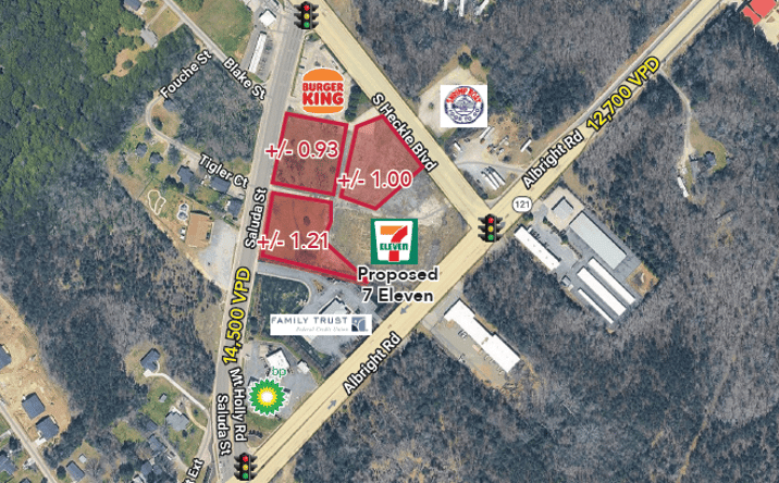 Pictures of Retail, Land, Restaurant property located at 1439 Saluda Street, Rock Hill, SC 29730 for lease - image #1
