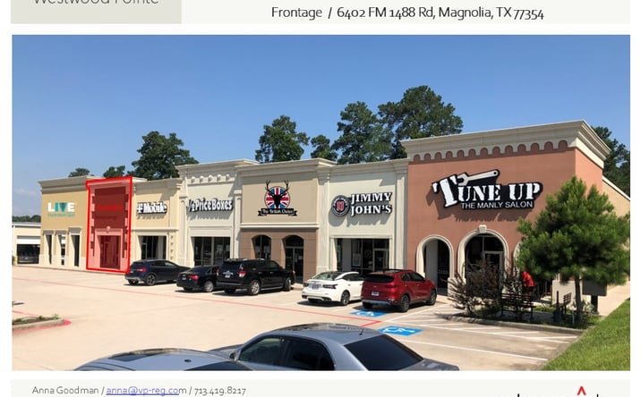 Pictures of Retail property located at 6402 FM 1488 RD, MAGNOLIA, TX 77354 for lease - image #1