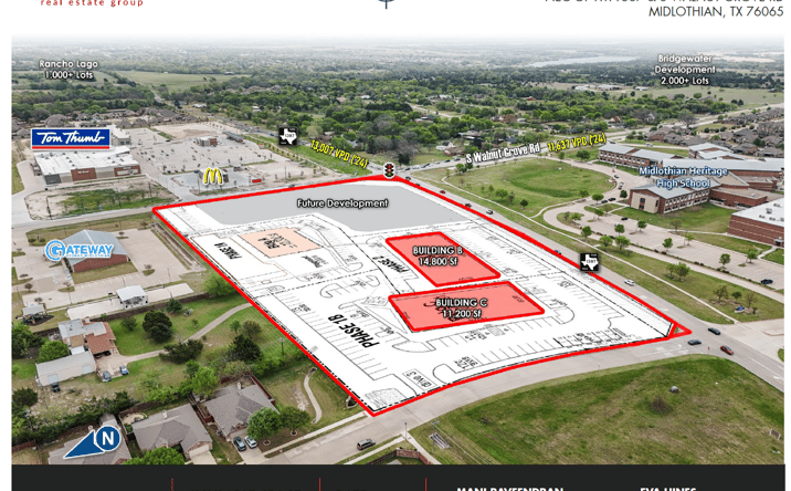 Pictures of Land, Restaurant property located at 4051 Farm to Market Road 1387, Midlothian, TX 76065 for lease - image #1