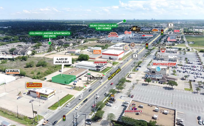 Pictures of Retail property located at 6608 Highway 6 North, Houston, TX 77084 for lease - image #1