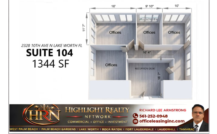Pictures of Office property located at 2328 10th Avenue North, Lake Worth Beach, FL 33461 for lease - image #1