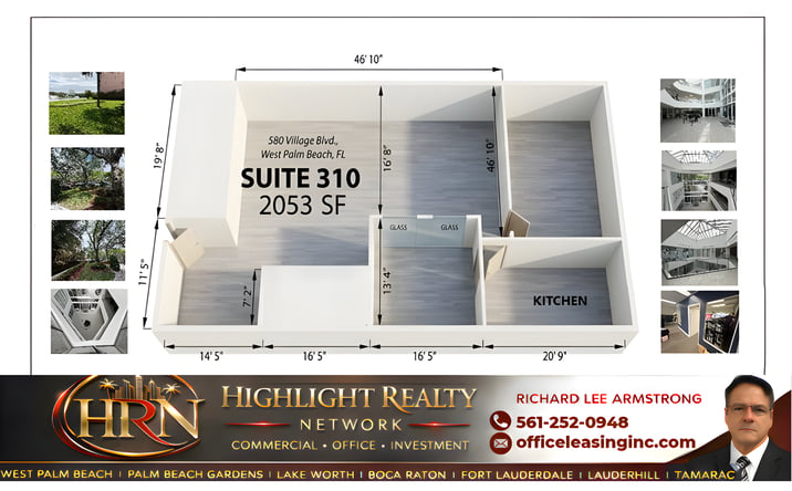 Pictures of Office property located at 580 Village Boulevard, West Palm Beach, FL 33409 for lease - image #1