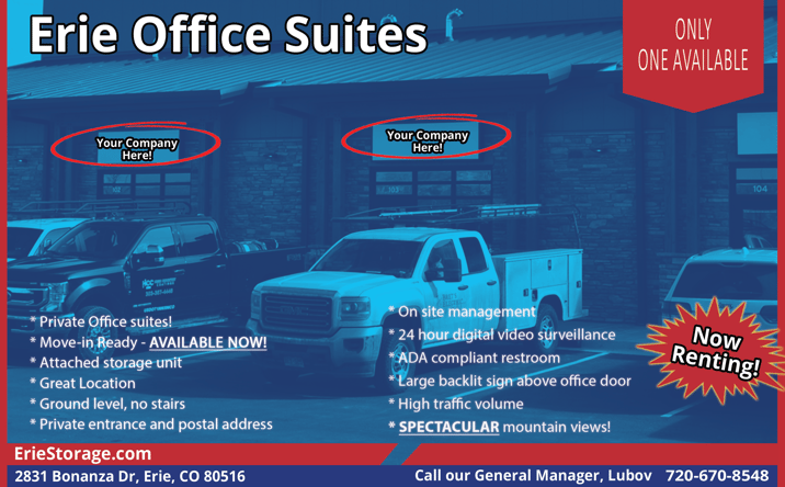 Pictures of Office property located at 2831 Bonanza Dr, Erie, CO 80516 for lease - image #1