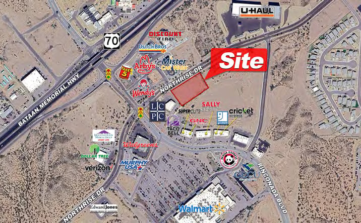 Pictures of Land property located at SEQ Rinconada Blvd & Northrise Dr, Las Cruces, NM 88011 for lease - image #1