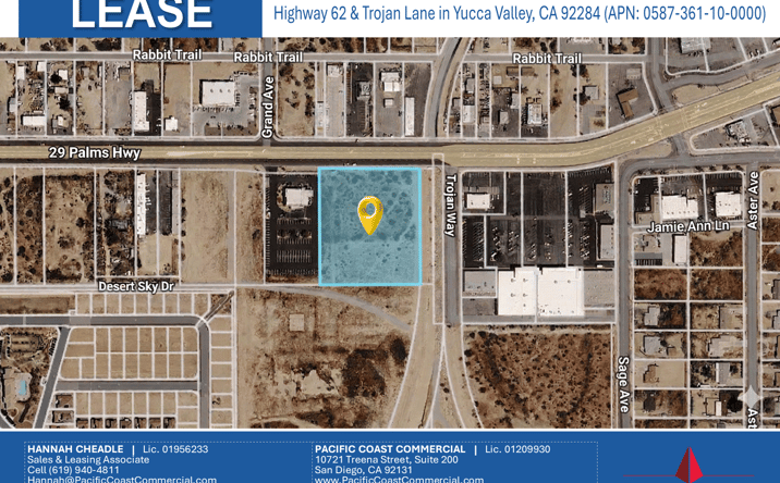 Pictures of Land property located at Yucca Valley, CA, Yucca Valley, CA 92284 for lease - image #1