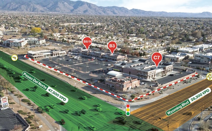 Pictures of Retail property located at 8000 Paseo Del Norte NE, Albuquerque, NM 87113 for lease - image #1