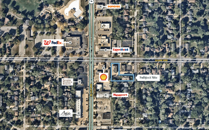 Pictures of Retail property located at 10 S Linden Ave, Palatine, IL 60074 for lease - image #1