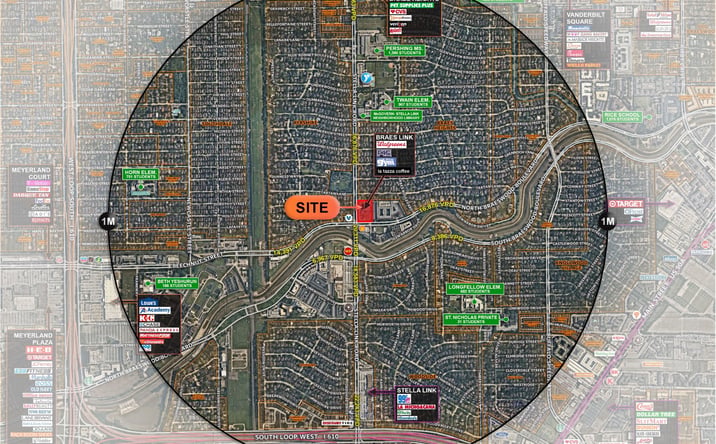 Pictures of Retail, Restaurant property located at 8417 Stella Link Road, Houston, TX 77025 for lease - image #1