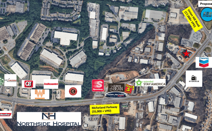 Pictures of Industrial, Land property located at 770 McFarland Pkwy, Alpharetta, GA 30004 for lease - image #1