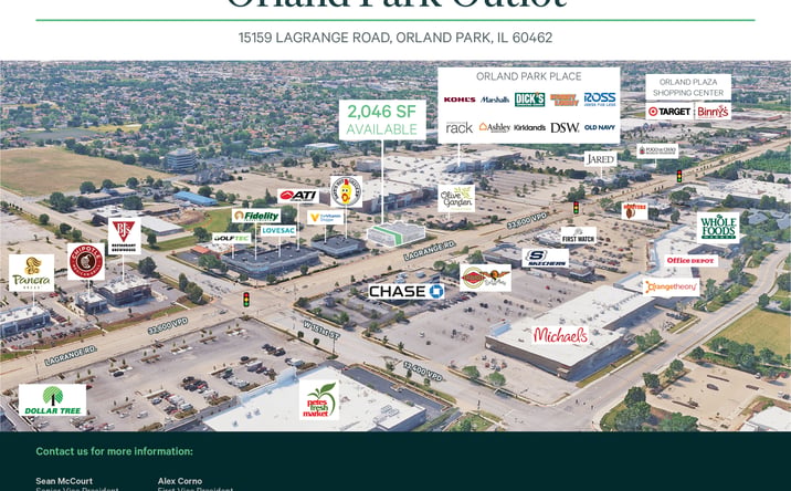 Pictures of Retail property located at 15159 LaGrange Rd, Orland Park, IL 60462 for lease - image #1