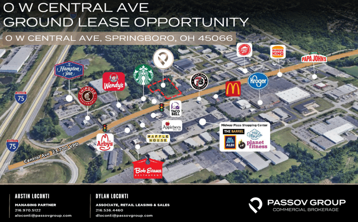 Pictures of Land property located at W Central Ave, Springboro, OH 45066 for lease - image #1