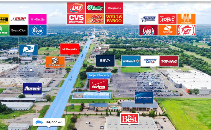 Pictures of Retail, Office property located at 1805 North Velasco Street, Angleton, TX 77515 for lease - image #1