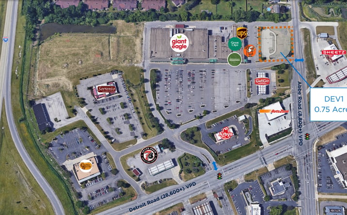Pictures of Land, Retail, Restaurant property located at 5233 Detroit Road, Sheffield Lake, OH 44054 for lease - image #1