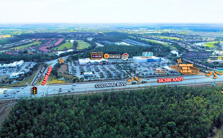 Pictures of Land property located at 10500 Colonial Blvd, Fort Myers, FL 33913 for lease - image #1
