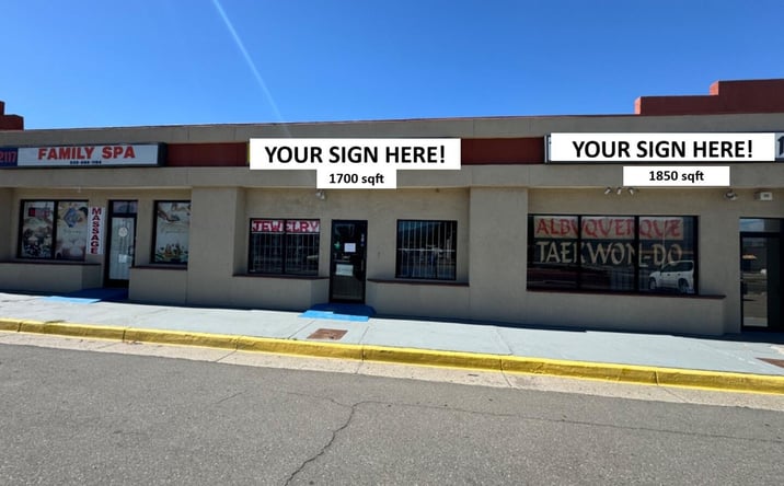 Pictures of Retail, Restaurant, Office property located at 2121 San Mateo Boulevard Northeast, Albuquerque, NM 87110 for lease - image #1