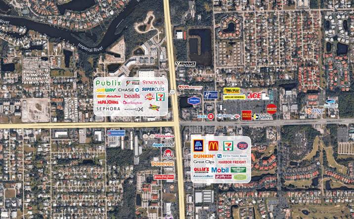 Pictures of Retail, Office property located at 3401 Bonita Beach Rd SW, Bonita Springs, FL 34134 for lease - image #1