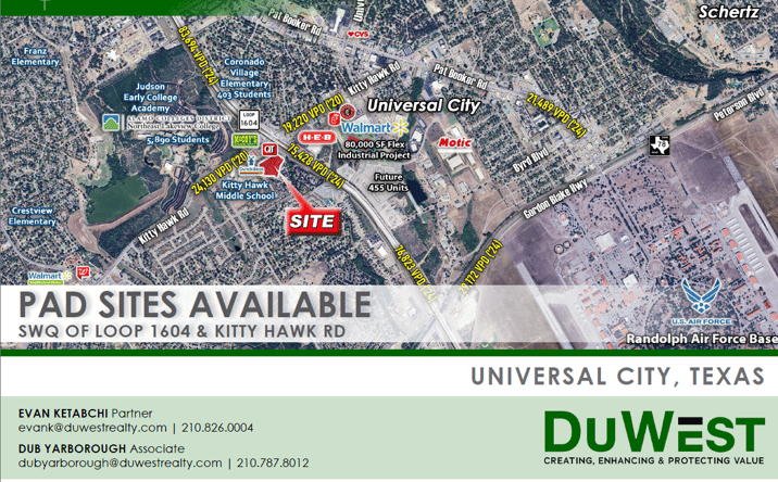 Pictures of Land property located at East Loop 1604 North, Universal City, TX 78148 for lease - image #1