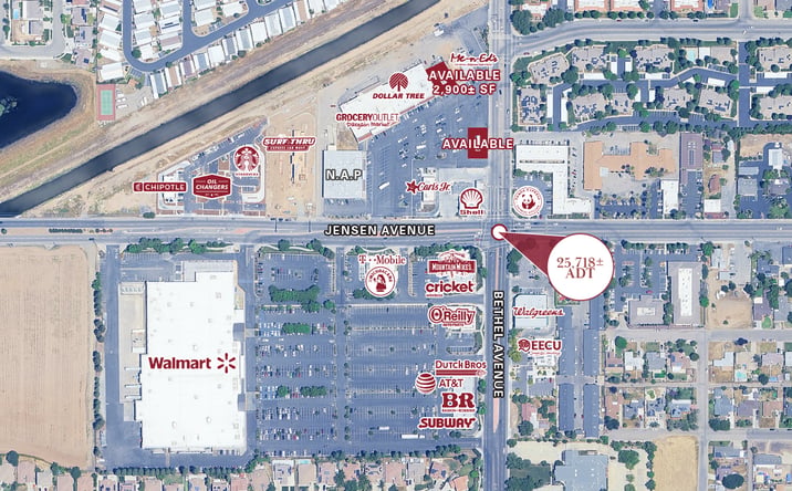 Pictures of Retail property located at 2640 Jensen Avenue, Sanger, CA 93657 for lease - image #1