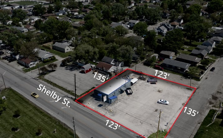 Pictures of Retail property located at 3131 Shelby St, Indianapolis, IN 46227 for lease - image #1
