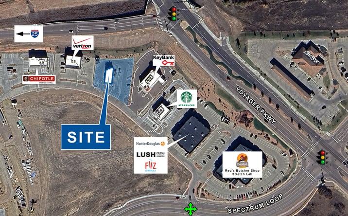 Pictures of Retail, Restaurant property located at 33 Spectrum Loop, Colorado Springs, CO 80921 for lease - image #1