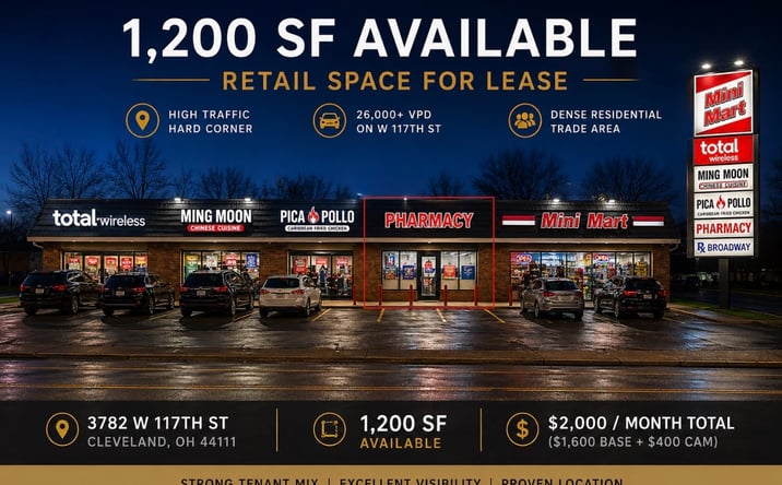 Pictures of Retail, Office, Restaurant property located at 3782 West 117th Street, Cleveland, OH 44111 for lease - image #1