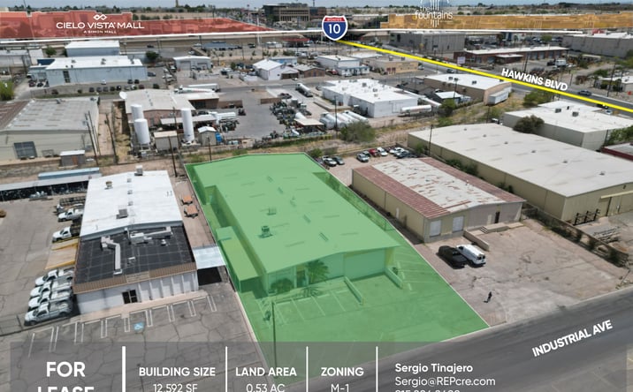 Pictures of Industrial, Special Purpose property located at 6995 Industrial Avenue, El Paso, TX 79915 for lease - image #1