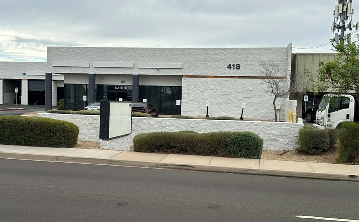 Pictures of Industrial property located at 418 East Baseline Road, Mesa, AZ 85210 for lease - image #1